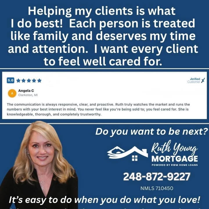 A post from Ruth Young Mortgage
