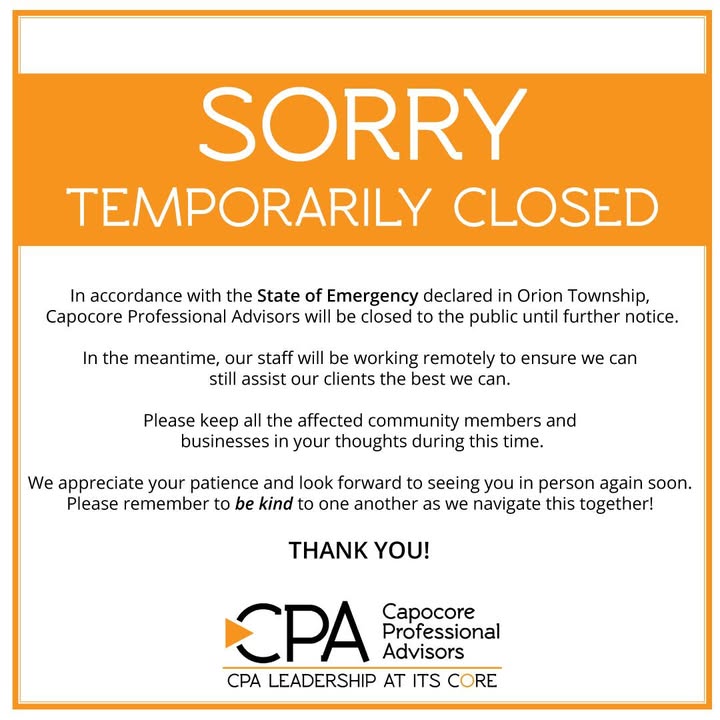🚨 OFFICE CLOSED 🚨