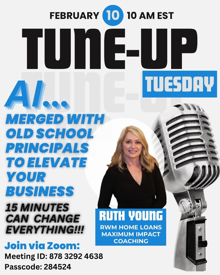 A post from Ruth Young Mortgage