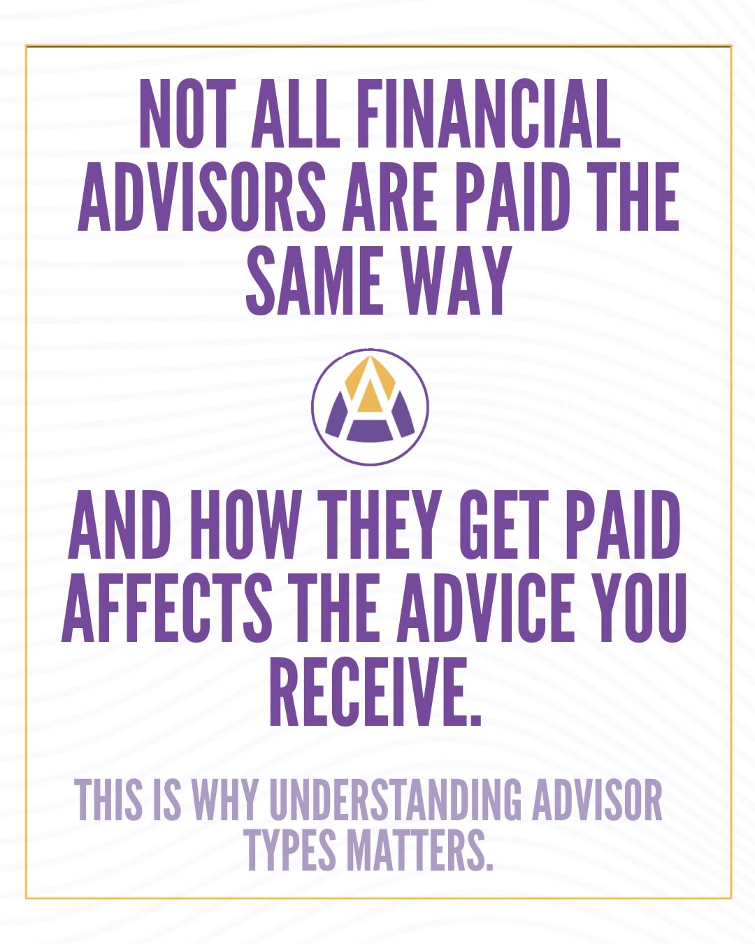 💡 Not all financial advisors are created equal Some earn commissions on products they sell. Some charge fees and take c...
