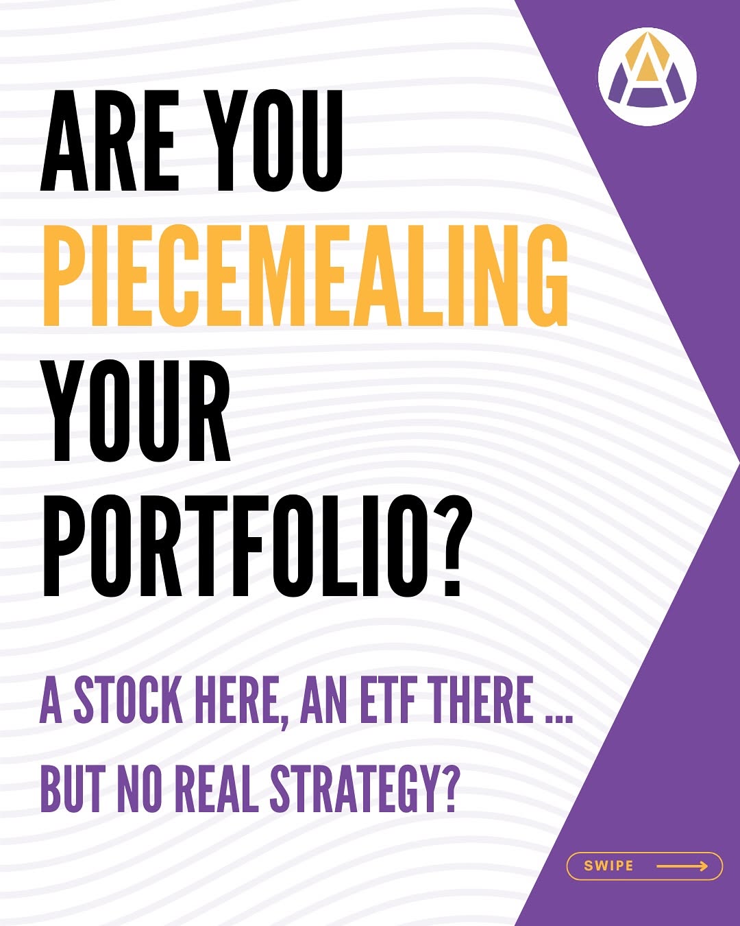 Buying a stock here and an ETF there might feel like investing… but it’s not the same as having a strategy. As your weal...