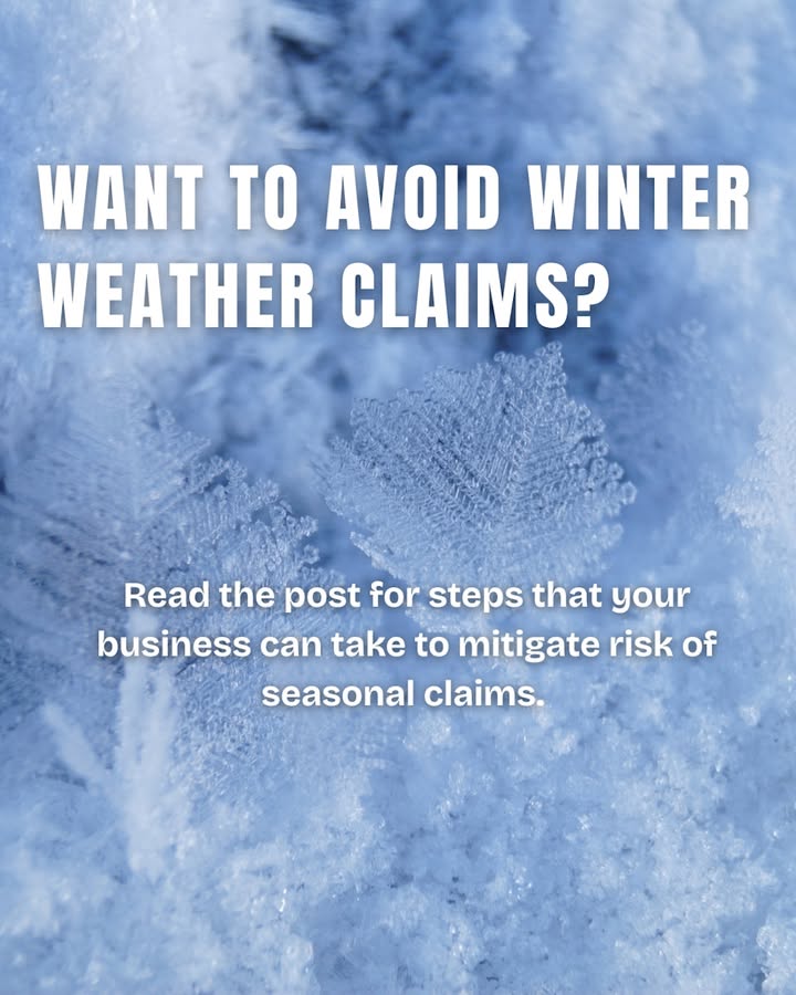 Winter brings its own set of risks for businesses, but the good news is that many of the claims we see during this season can be...