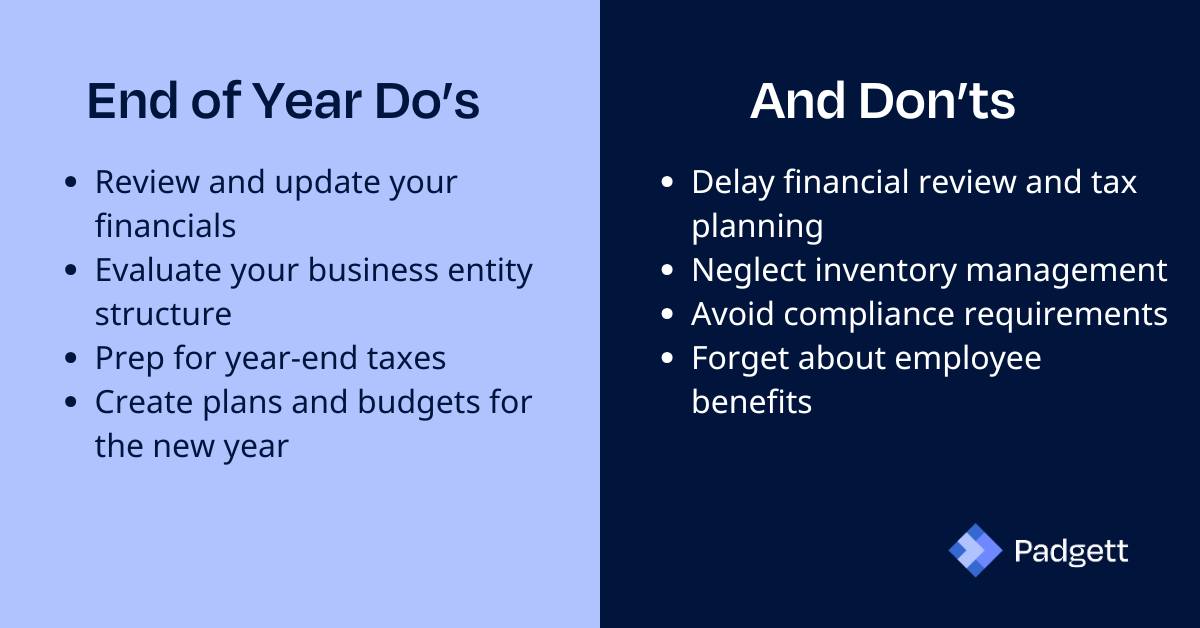 If you're a small business owner, you've likely been preparing for the year-end