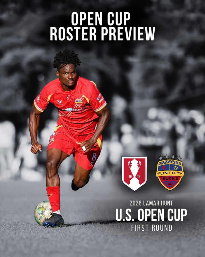 The Flint City Bucks will play in the US Open Cup TODAY at Don Batchelor Stadium in Grand Blanc!