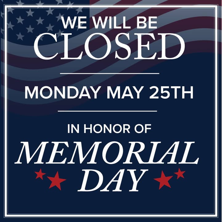 In observance of Memorial Day, the Capocore offices will be closed this Monday, May 25th