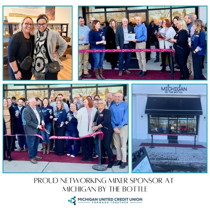 Proud to be the Networking Mixer Sponsor at Michigan By The Bottle following their ribbon cutting in Downtown Lake Orion!