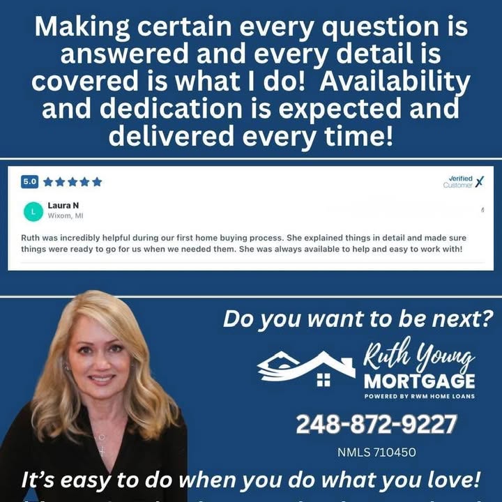 A post from Ruth Young Mortgage